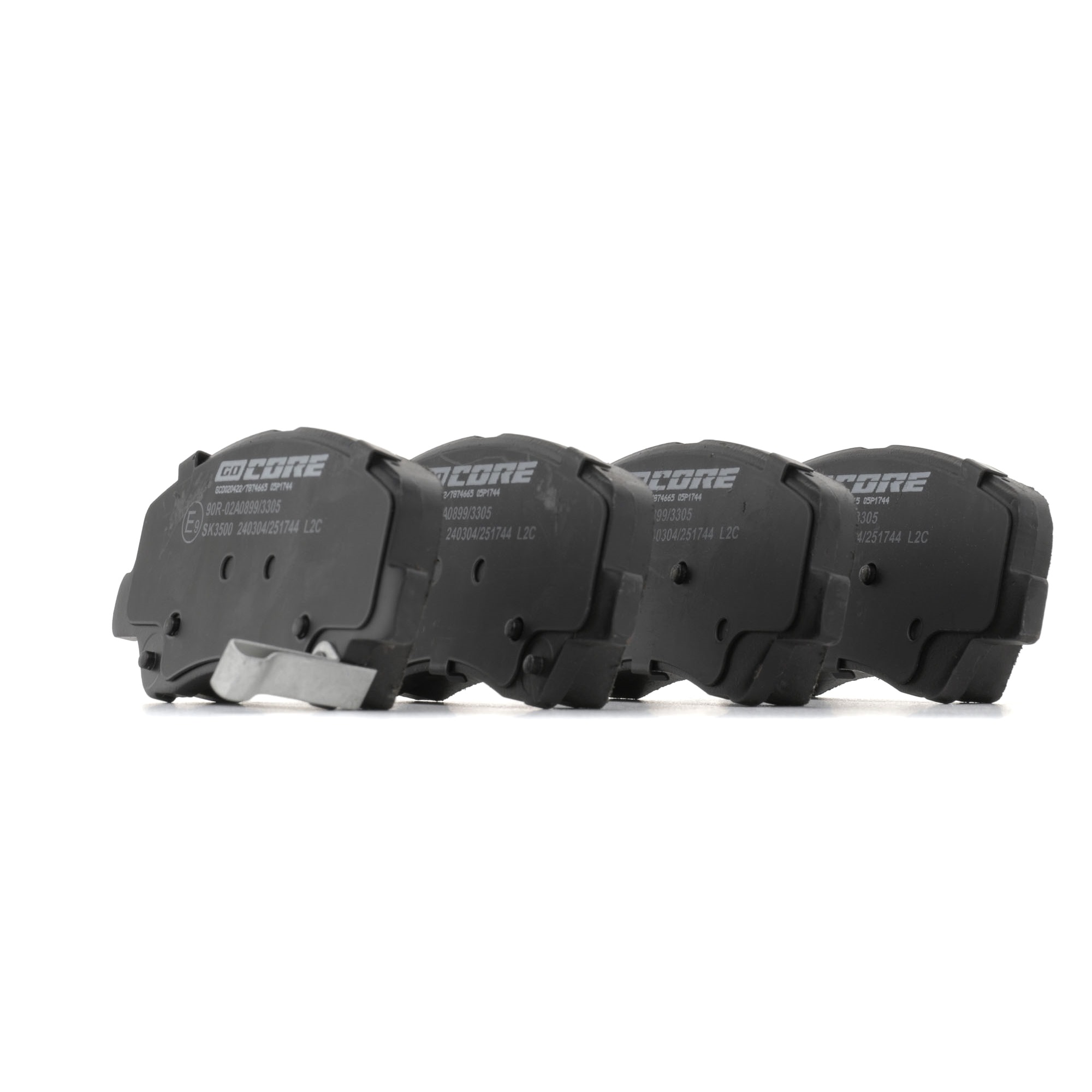 goCORE GCD020422 Plaquettes de frein HYUNDAI Accent IV Berline (RB) 1.6 GDI 140 CV Essence 2013