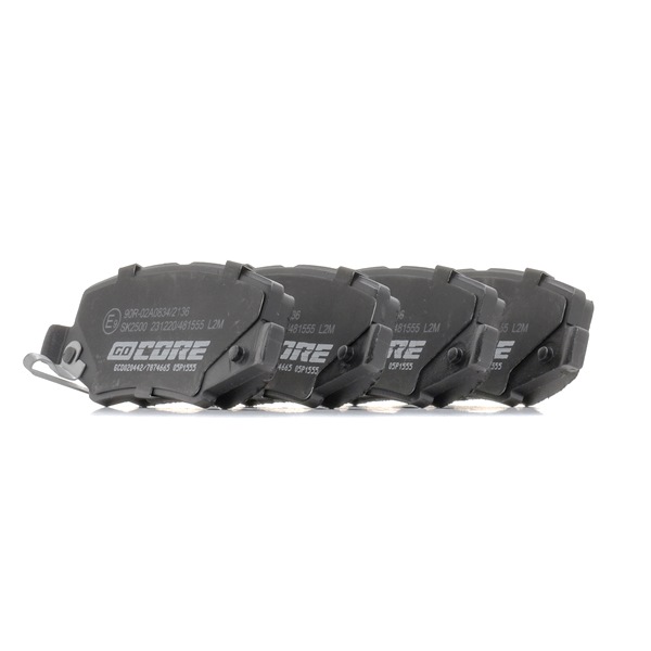 Bremsbeläge GCD020442 goCORE K68003776AA FIAT, JEEP, ALFA ROMEO, CHRYSLER, DODGE