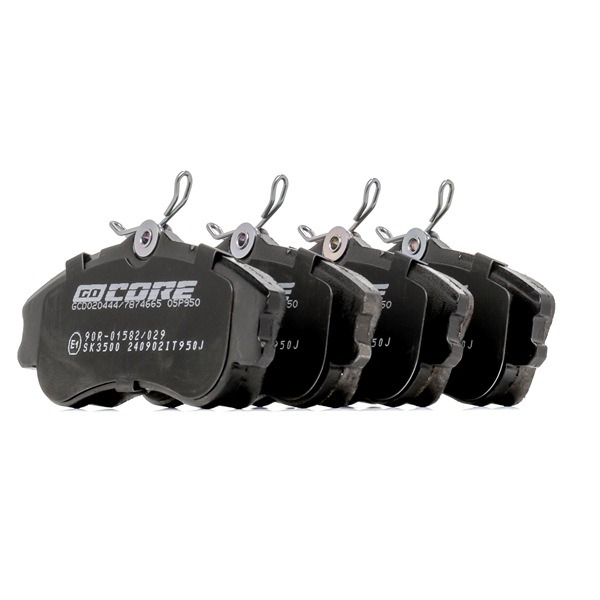goCORE GCD020444 Bremsbeläge Bremsbeläge GCD020444 goCORE E172073 VW, PEUGEOT, CITROЁN
