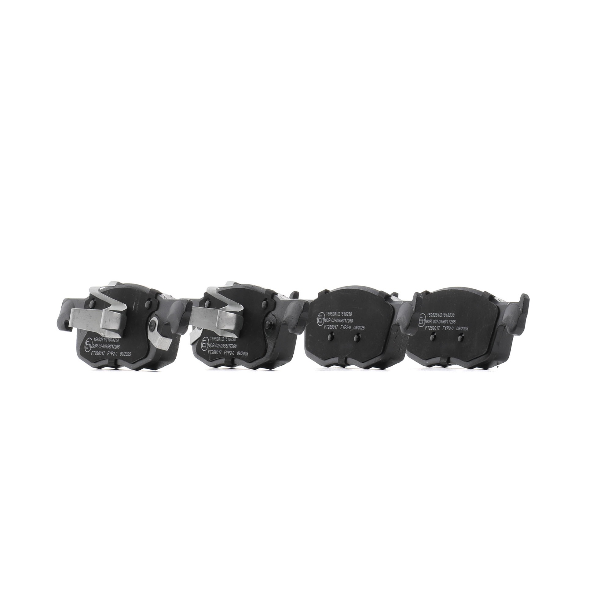 Bremsbeläge 402B2106 RIDEX 04465K0010 TOYOTA, LEXUS