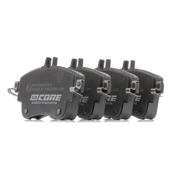 goCORE GCD020453 Plaquettes de frein Plaquettes de frein A 000 420 1405 goCORE GCD020453 MERCEDES-BENZ