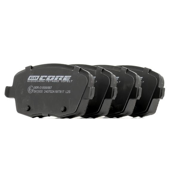 Bremsbeläge GCD020456 goCORE 6Q0698151A VW, AUDI, FORD, SKODA, SEAT