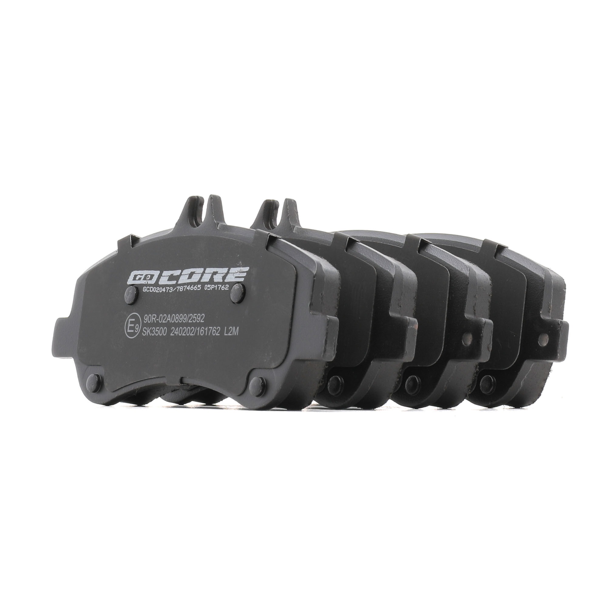 goCORE GCD020473 Plaquettes de frein GLK X204 200 CDI 2.2 (204.901) 143 CV Diesel 2011