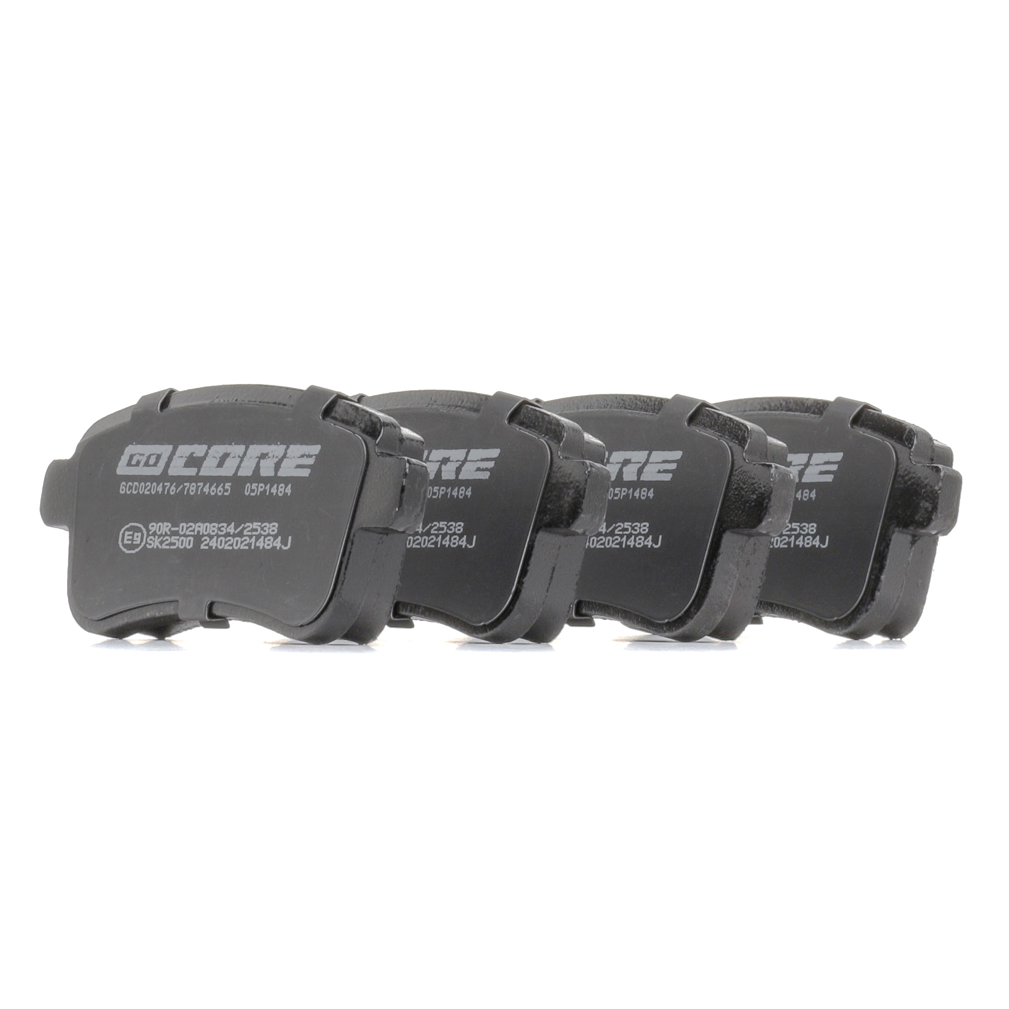 goCORE GCD020476 Remblok Renault Megane 3 1.6 16V BiFuel (BZ1U, BZ0U) 110 Pk Benzine/Autogas (LPG) 2010