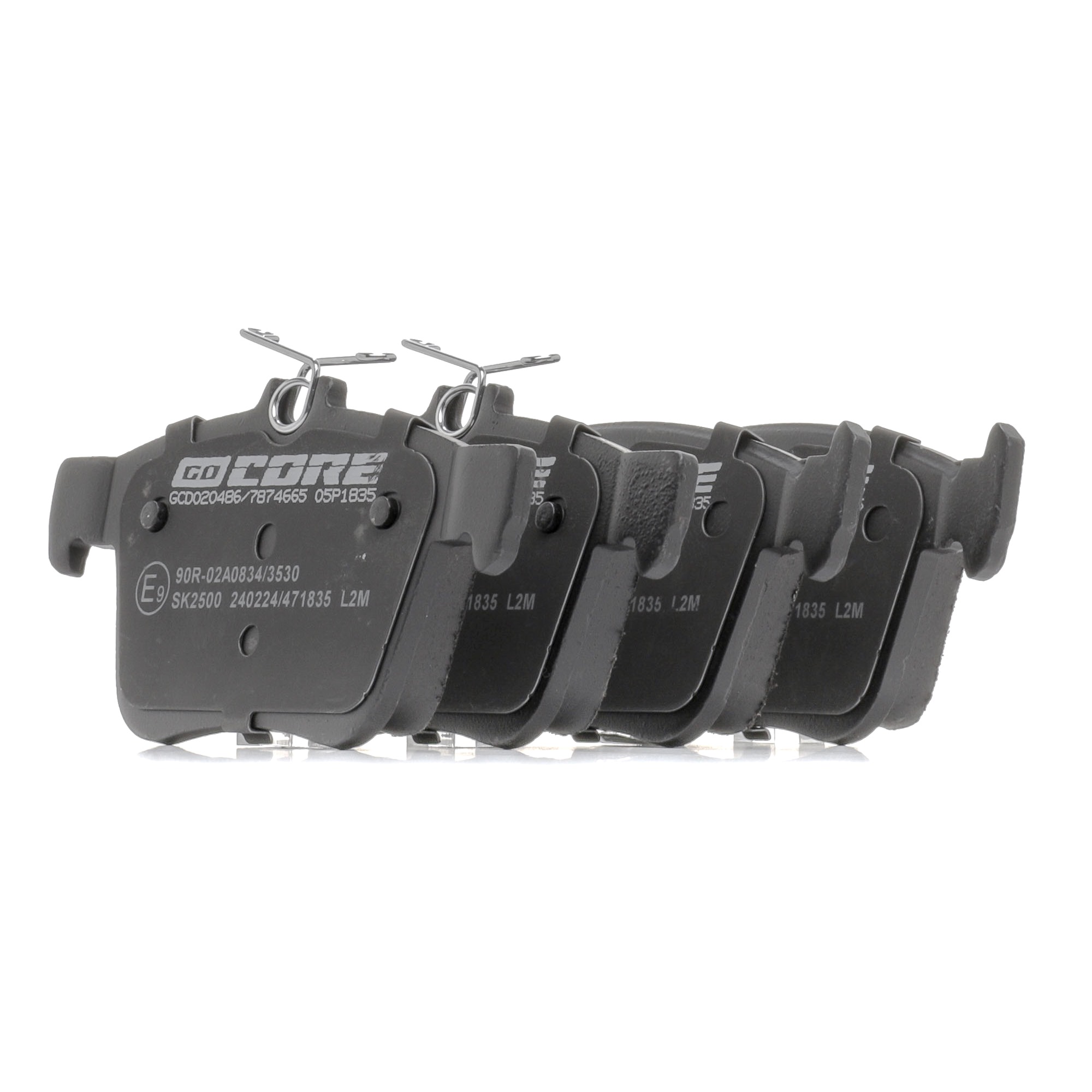 goCORE GCD020486 Bremsklötze VW TIGUAN 2.0 TDI 4motion 200 PS Diesel