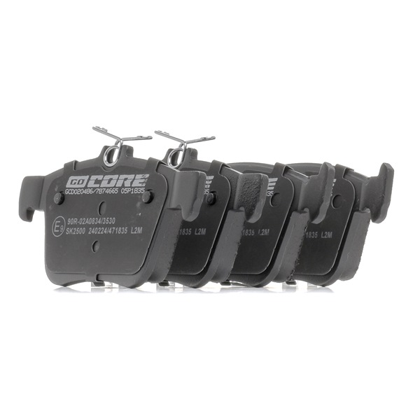 Bremsbeläge GCD020486 goCORE 8V0698451D VW, AUDI, FORD, SKODA, SEAT