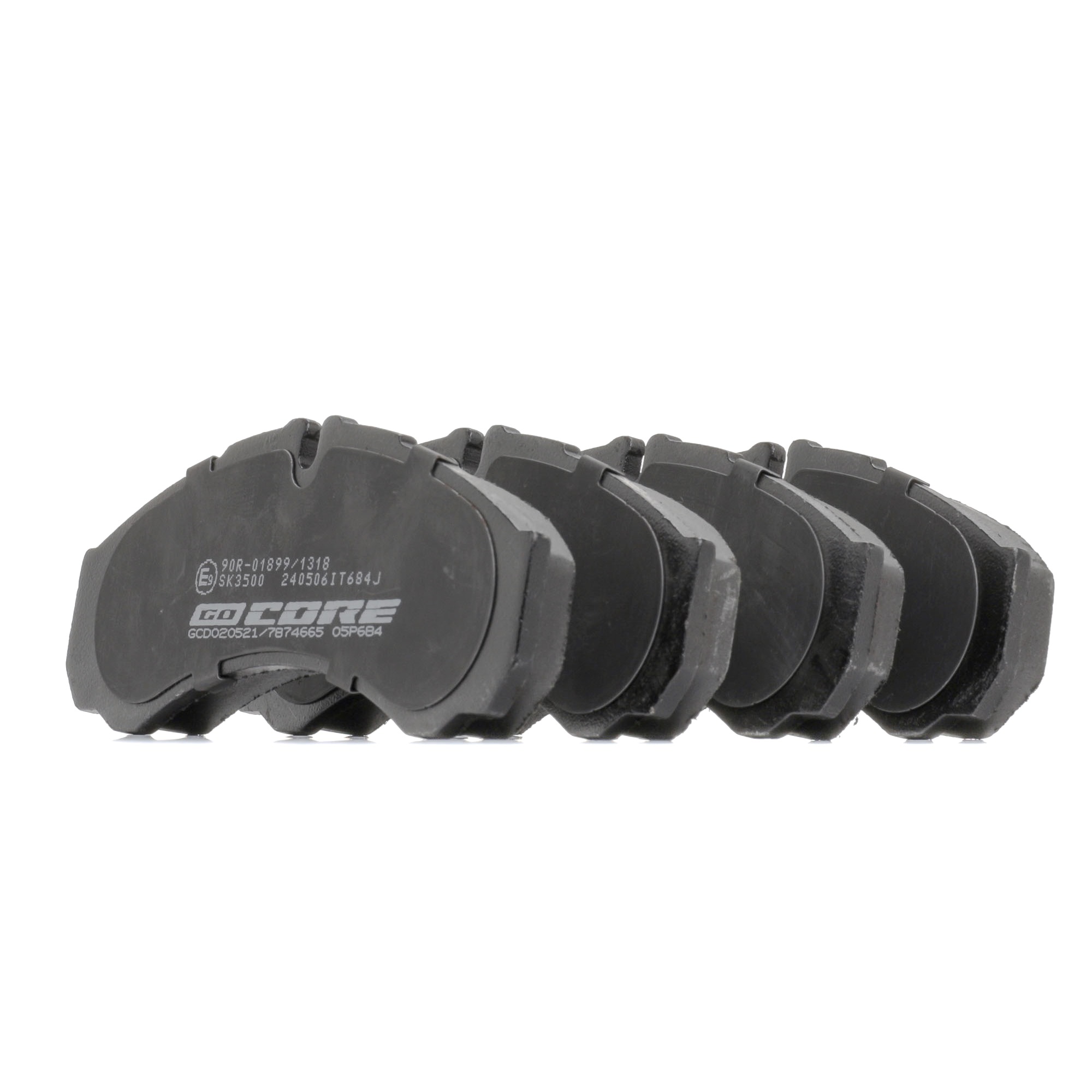 goCORE GCD020521 Bremsbelag IVECO Daily 3.0 50C15 V, 50C15 V/P 146 PS Diesel