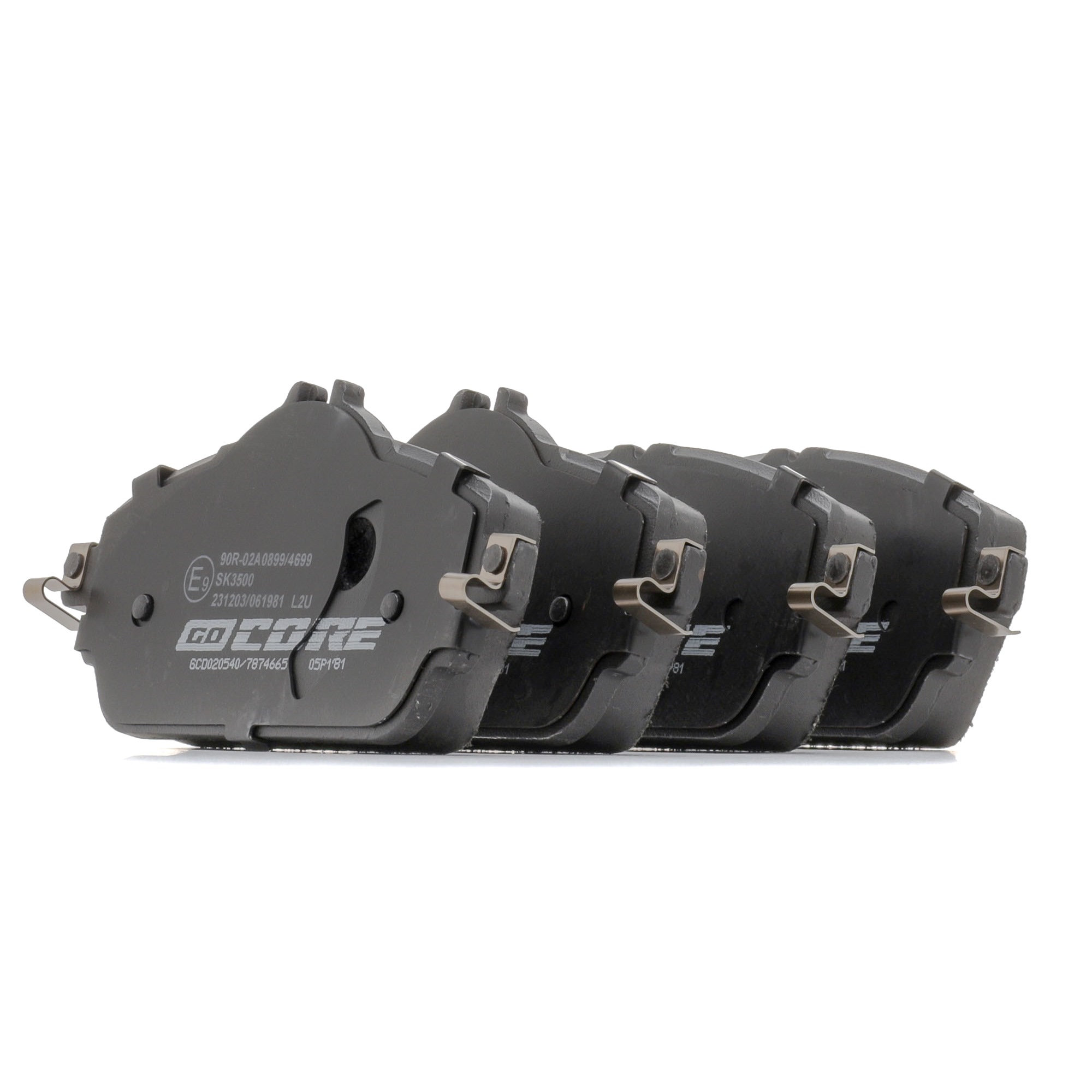 goCORE GCD020540 Bremsbeläge MERCEDES-BENZ C-Klasse C 220 BlueTEC 2.2 170 PS Diesel