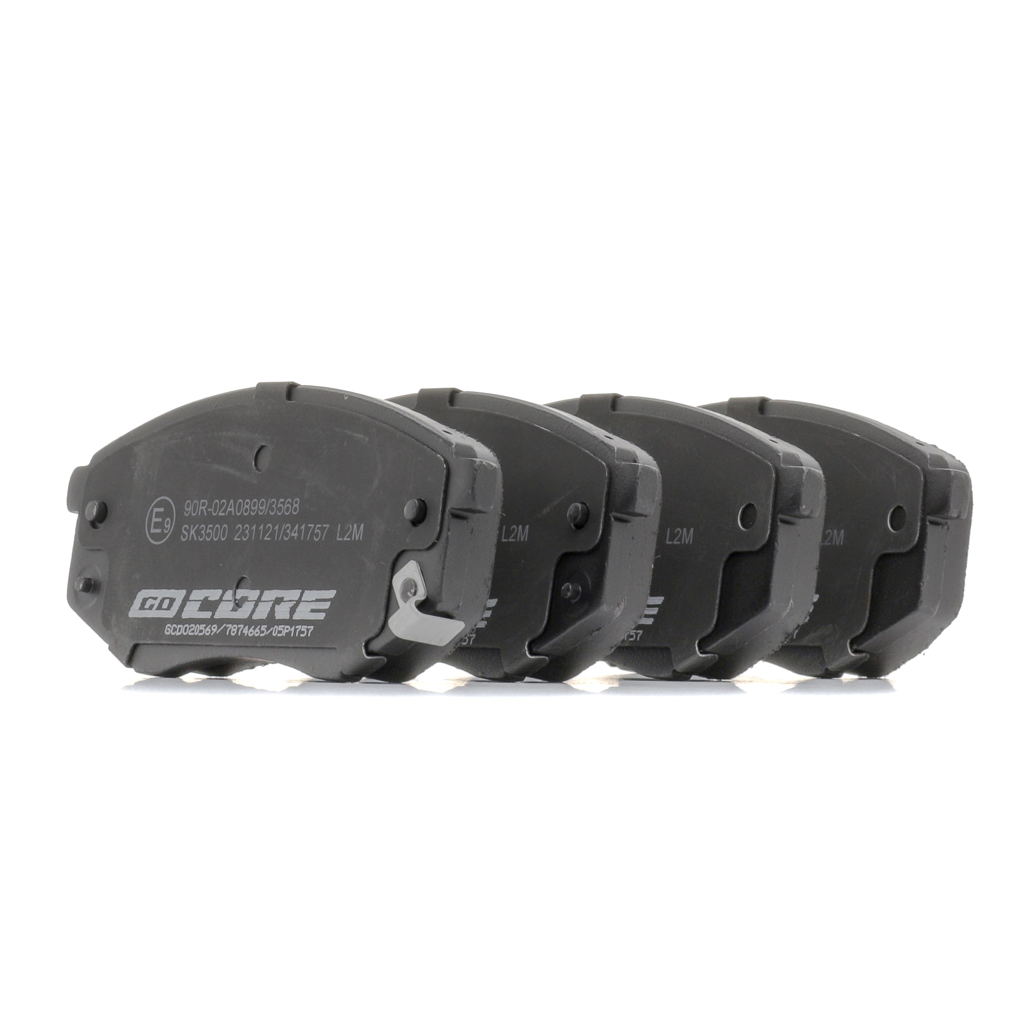 goCORE GCD020569 Bremsbeläge HYUNDAI ix20 1.6 CRDI 116 PS Diesel