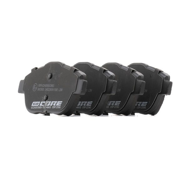 Bremsbeläge GCD020585 goCORE 1611837880 VW, OPEL, FORD, PEUGEOT, CITROЁN