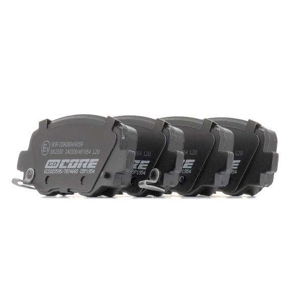goCORE GCD020595 Bremsbeläge Bremsbeläge GCD020595 goCORE 77368788 FIAT, JEEP, ALFA ROMEO, CHRYSLER, ABARTH