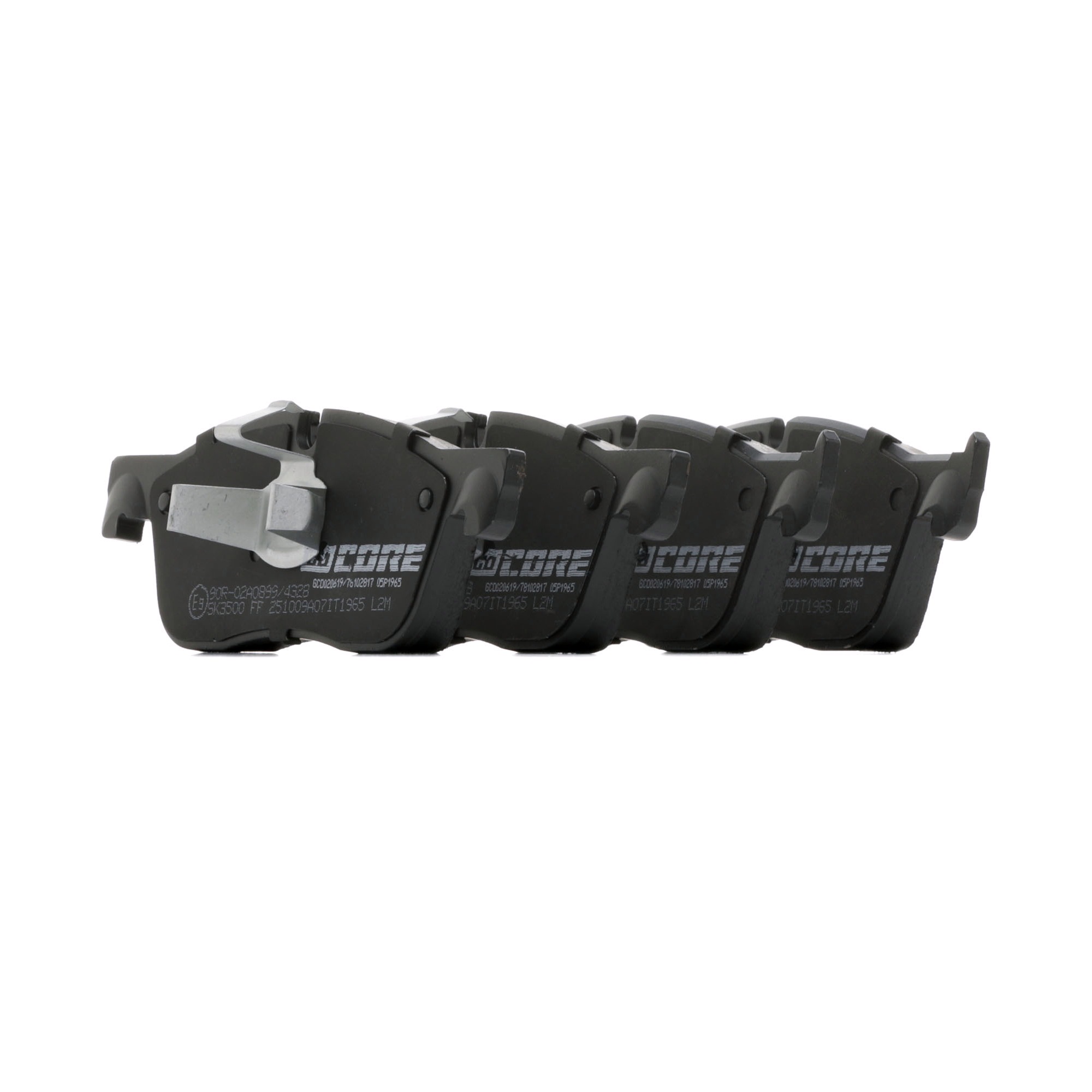 Juego de pastillas de freno LR0 90689 goCORE GCD020619 LAND ROVER, JAGUAR, ROVER