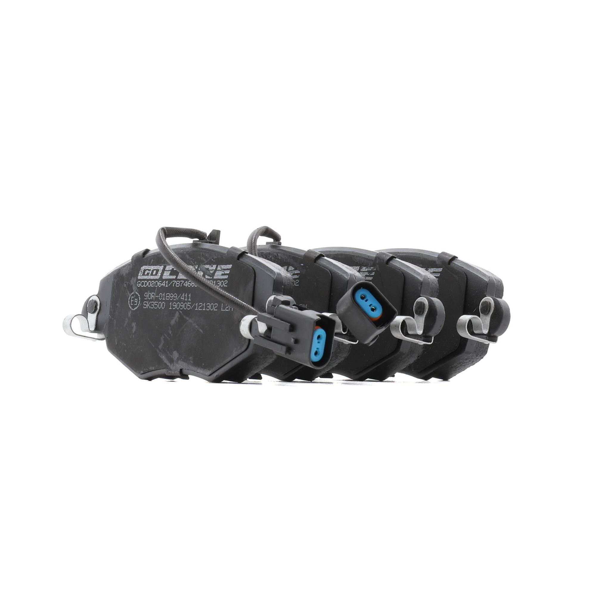 Комплект спирачно феродо, дискови спирачки 1522062 goCORE GCD020641 FORD, JAGUAR, DAF
