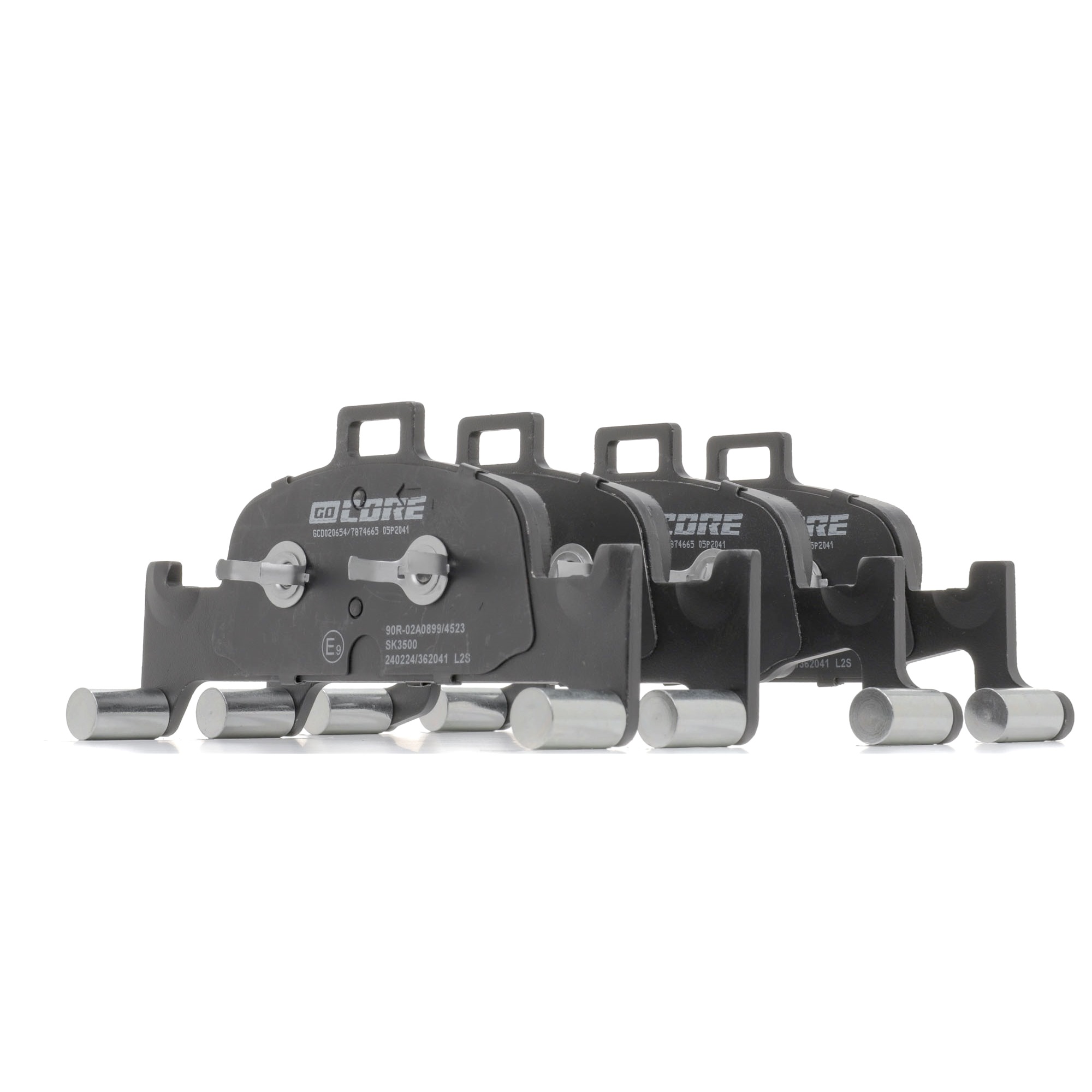 goCORE GCD020654 Bremsklötze AUDI A4 40 TFSI Mild Hybrid 204 PS Benzin/Elektro