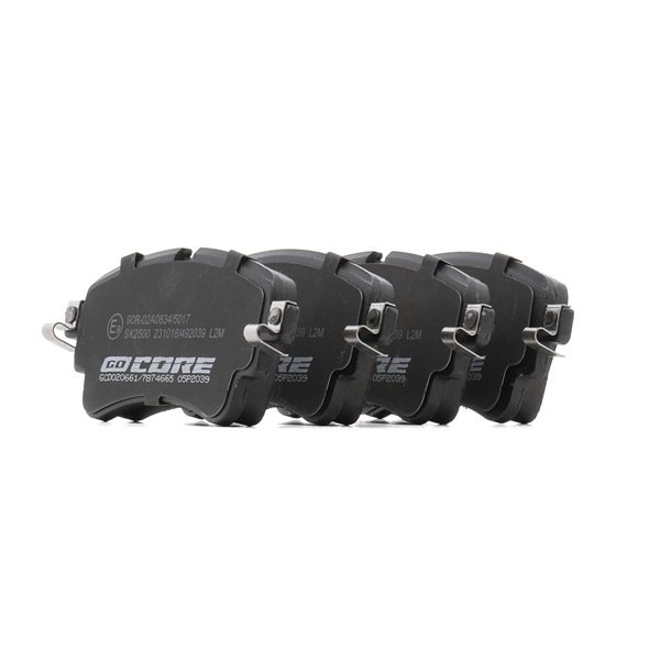 Bremsbeläge GCD020661 goCORE 80A698451B VW, AUDI, SKODA, SEAT