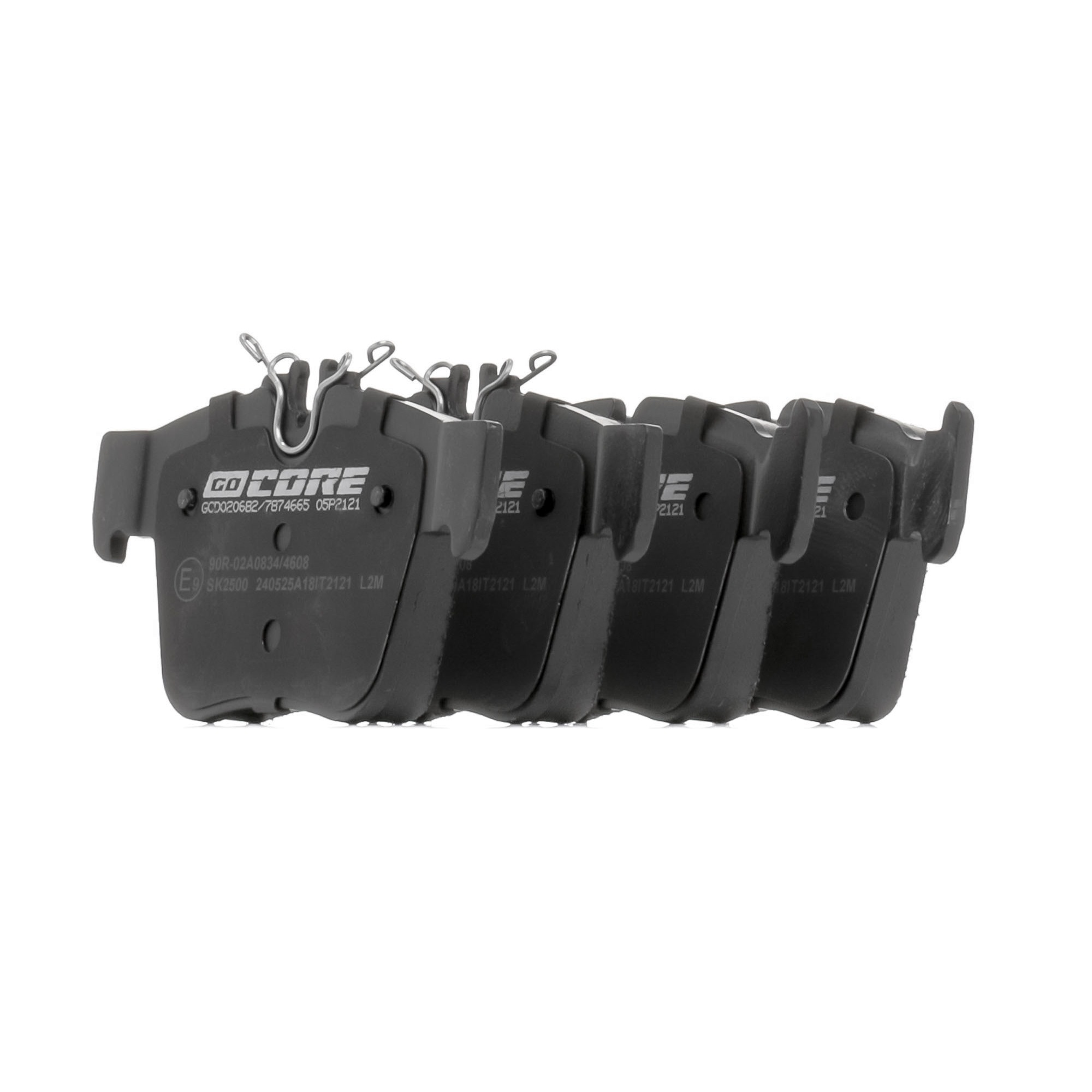 Комплект спирачно феродо, дискови спирачки A0004208703 goCORE GCD020682 MERCEDES-BENZ