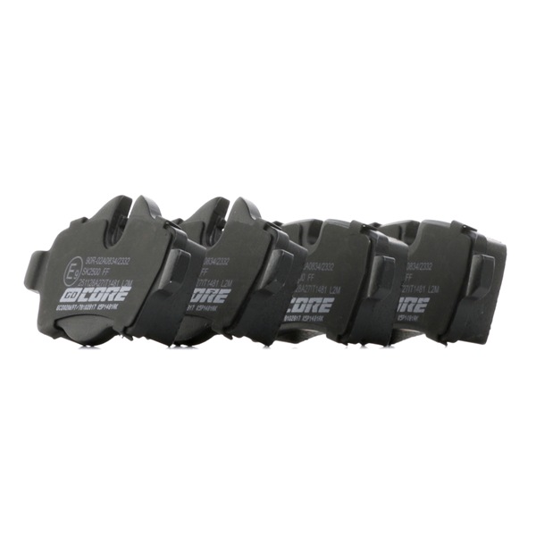 goCORE GCD020697 Комплект спирачно феродо, дискови спирачки