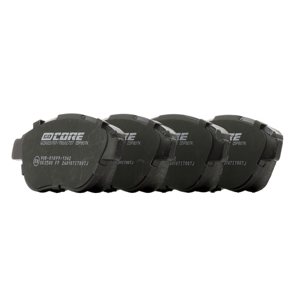 goCORE GCD020707 Bremsbeläge