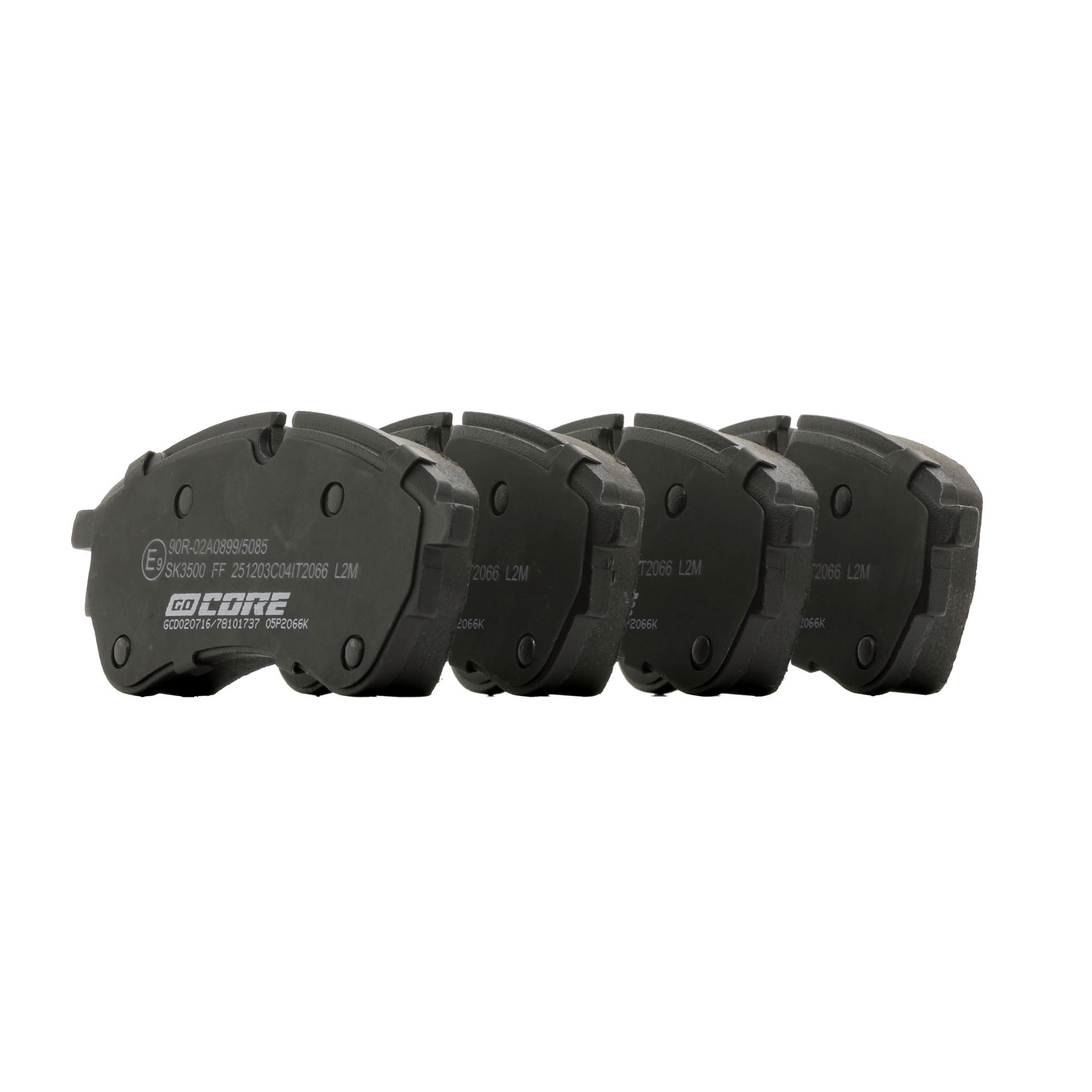 GCD020716 Remblokken goCORE 2N0 698 151 VOLKSWAGEN, AUDI, SEAT, SKODA, MAN