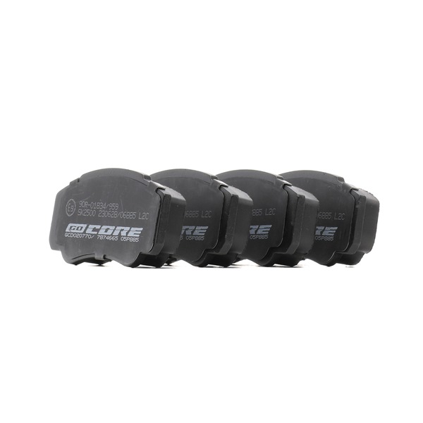 Bremsbeläge GCD020770 goCORE 1611457780 VW, FIAT, PEUGEOT, CITROЁN
