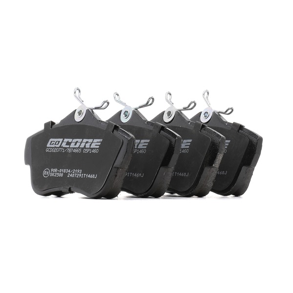 Plaquettes de frein 1617280980 goCORE GCD020771 PEUGEOT, CITROЁN