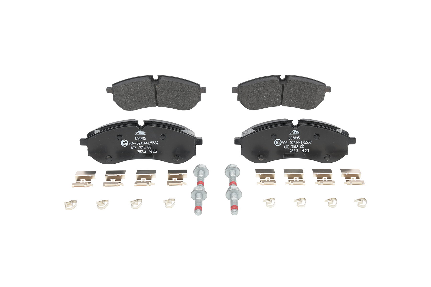 ATE 13.0460-3895.2 Remblokkenset voor schijfrem VW Crafter Flatbed Vrachtwagen/Chassis (SZ) 2.0 TDI 4motion 163 Pk Diesel DMZD