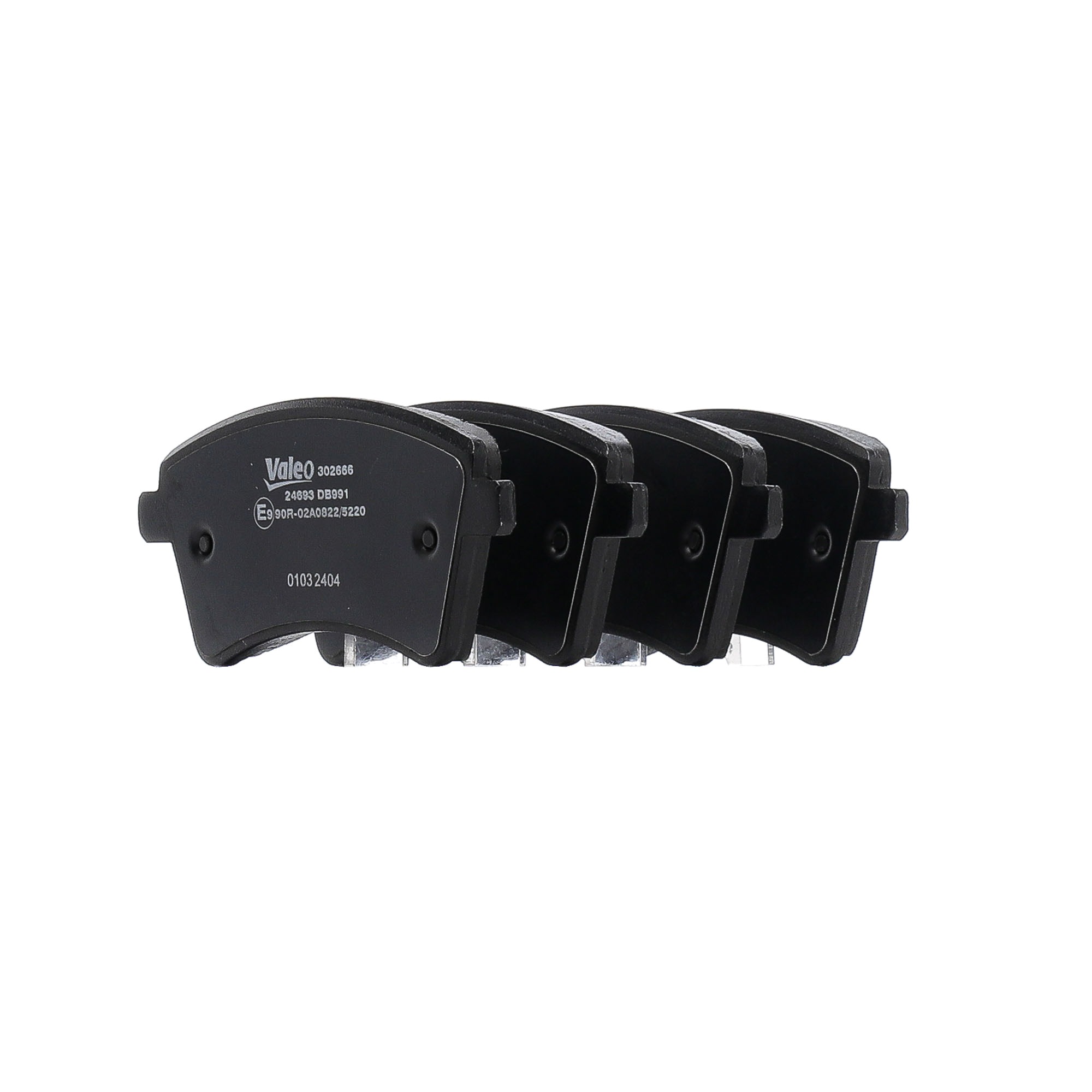 VALEO 302666 Plaquettes de frein Largeur: 131,4mm, Hauteur: 62,1mm, Épaisseur: 17,7mm