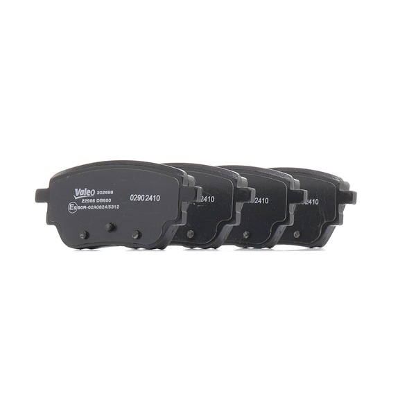 Plaquettes de frein A0004209905 VALEO 302698 MERCEDES-BENZ