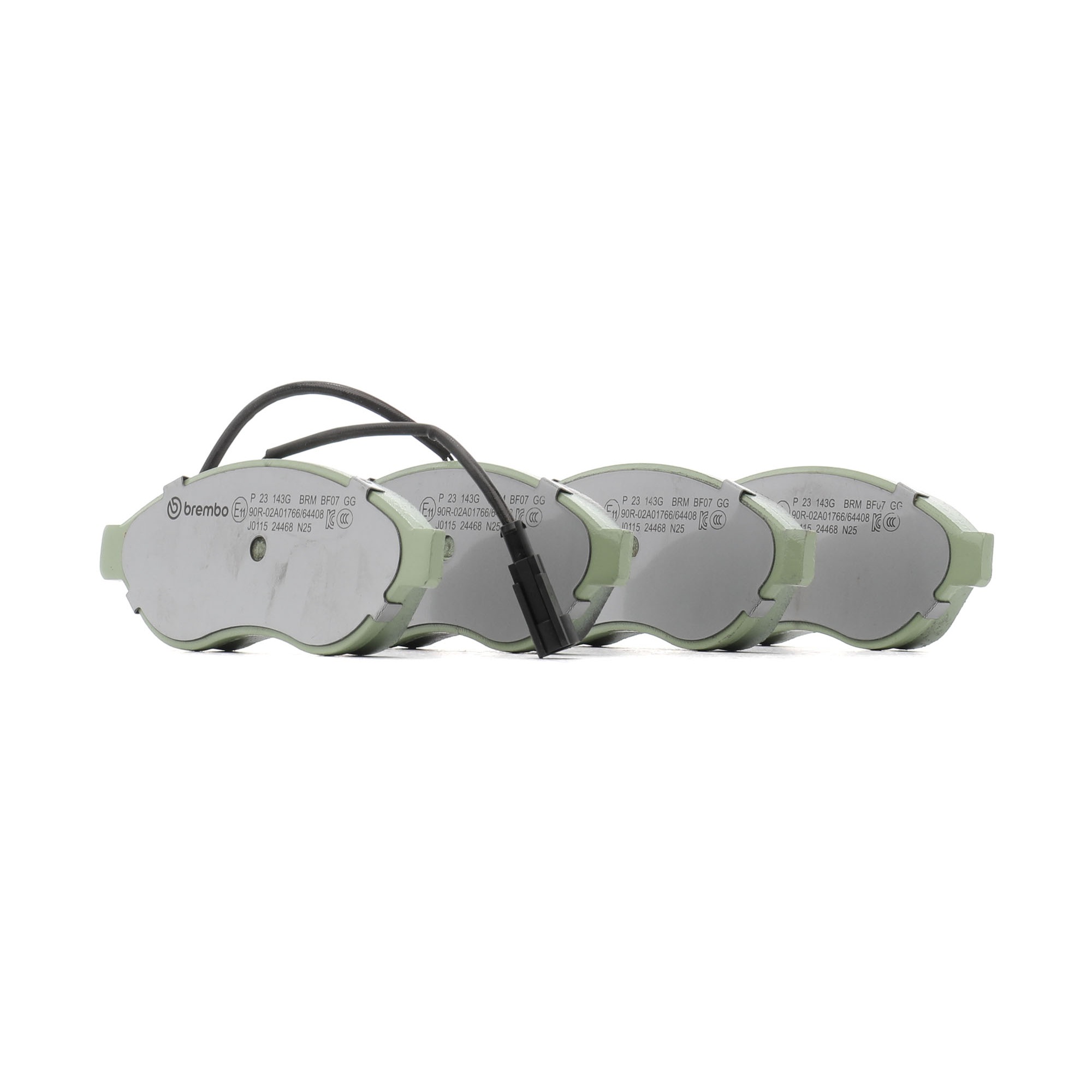 Комплект спирачно феродо, дискови спирачки E172301 BREMBO P23143G OPEL, PEUGEOT, CITROЁN, FIAT
