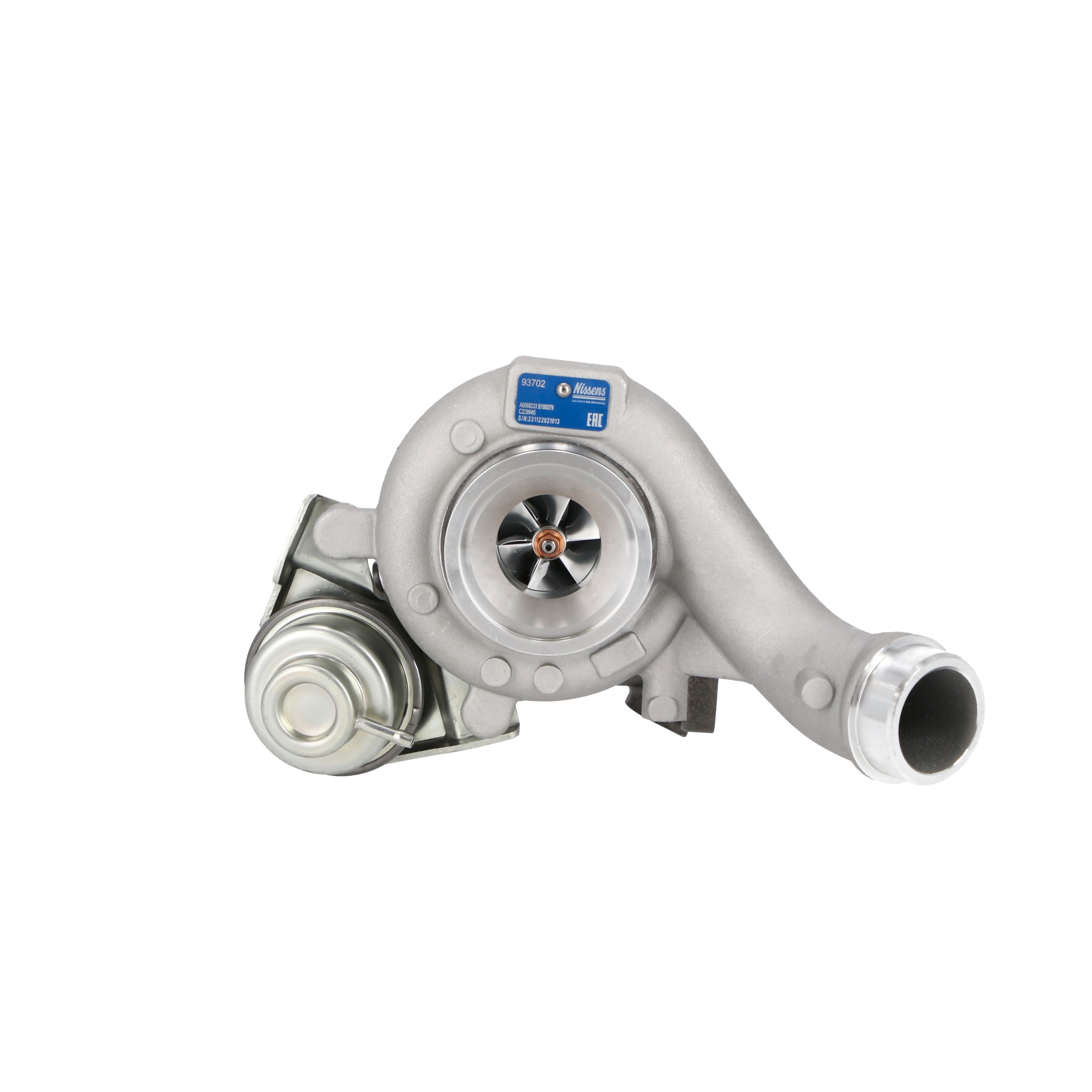 Турбокомпресор 71796705 NISSENS 93702 FIAT, MITSUBISHI, ALFA ROMEO, IVECO, LANCIA