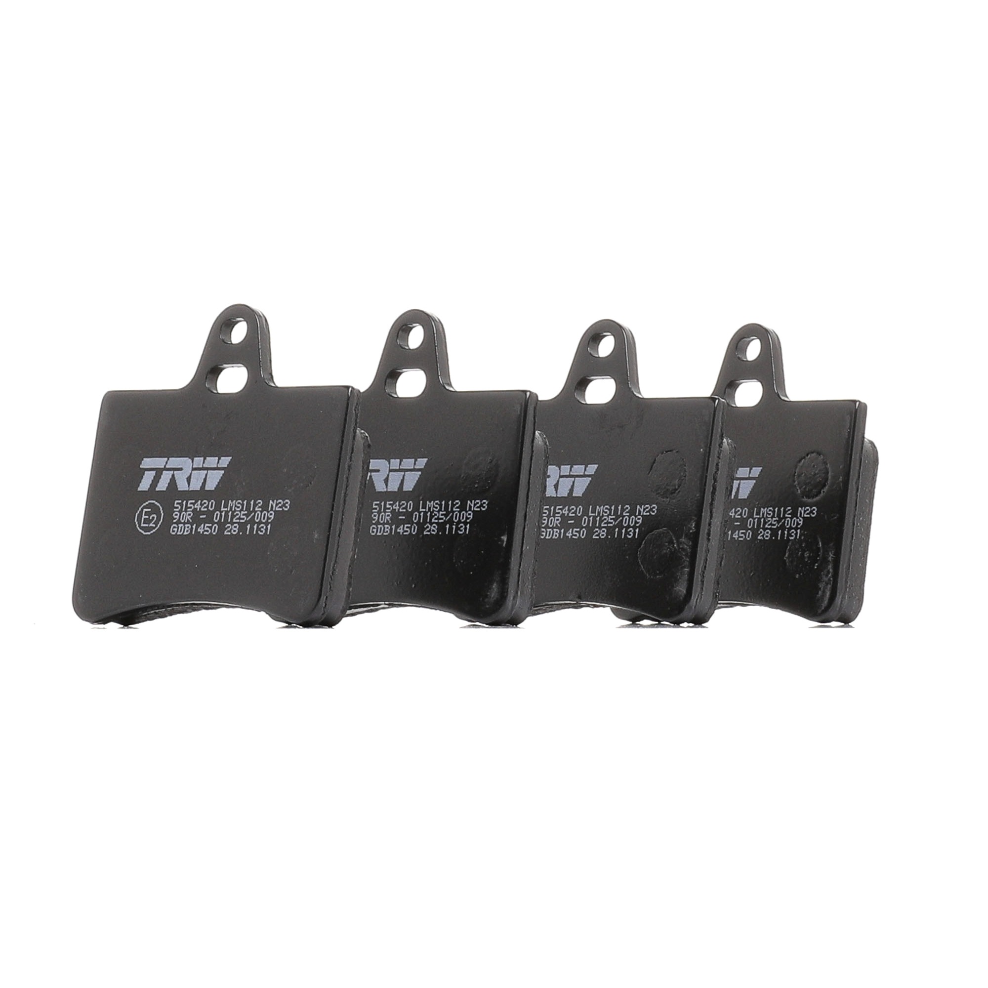 Plaquettes de frein E 172 591 TRW GDB1450 VOLKSWAGEN, OPEL, PEUGEOT, CITROЁN, MITSUBISHI