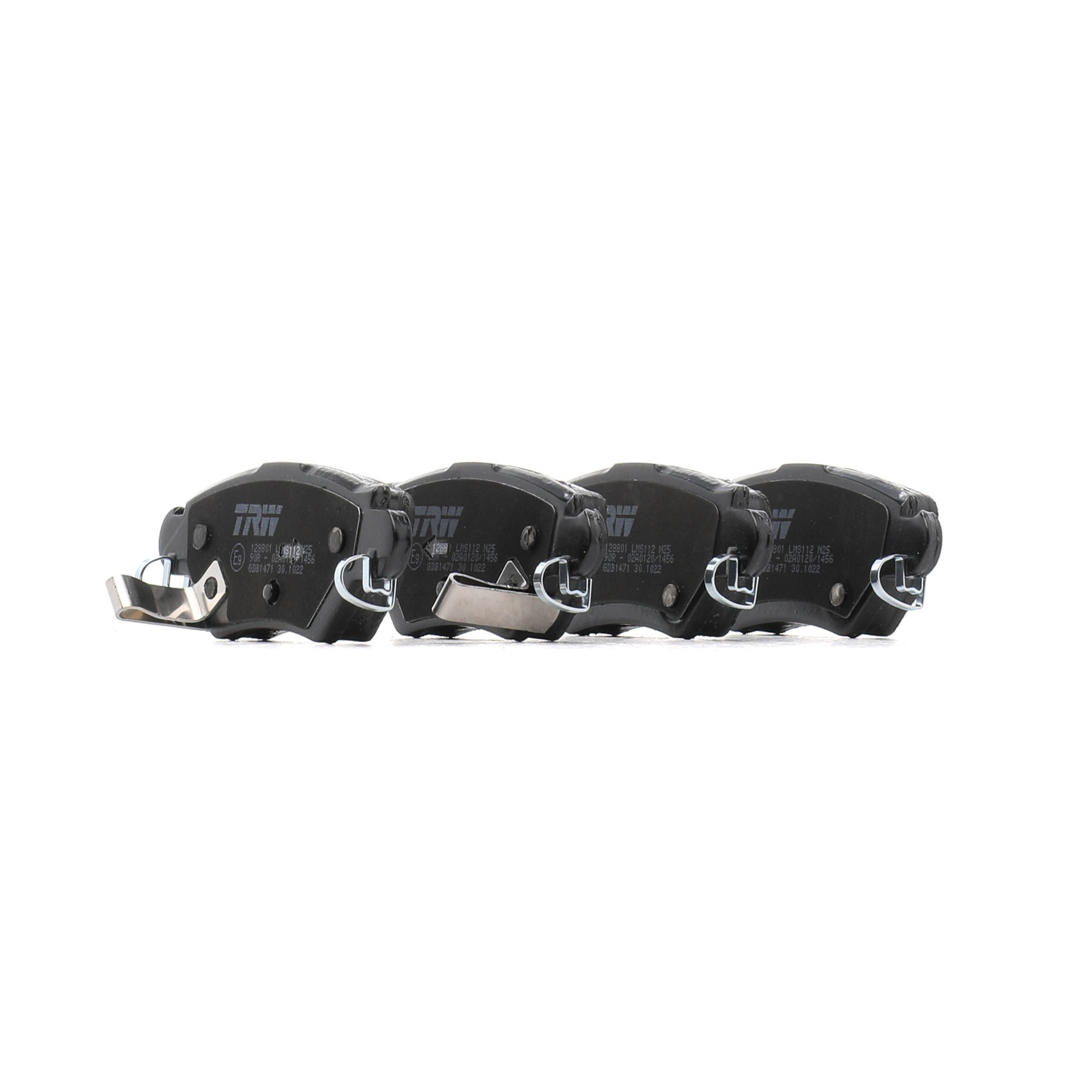 TRW COTEC GDB1471 Комплект спирачно феродо, дискови спирачки ширина: 104,9mm, височина: 42,7mm, дебелина: 16,5mm