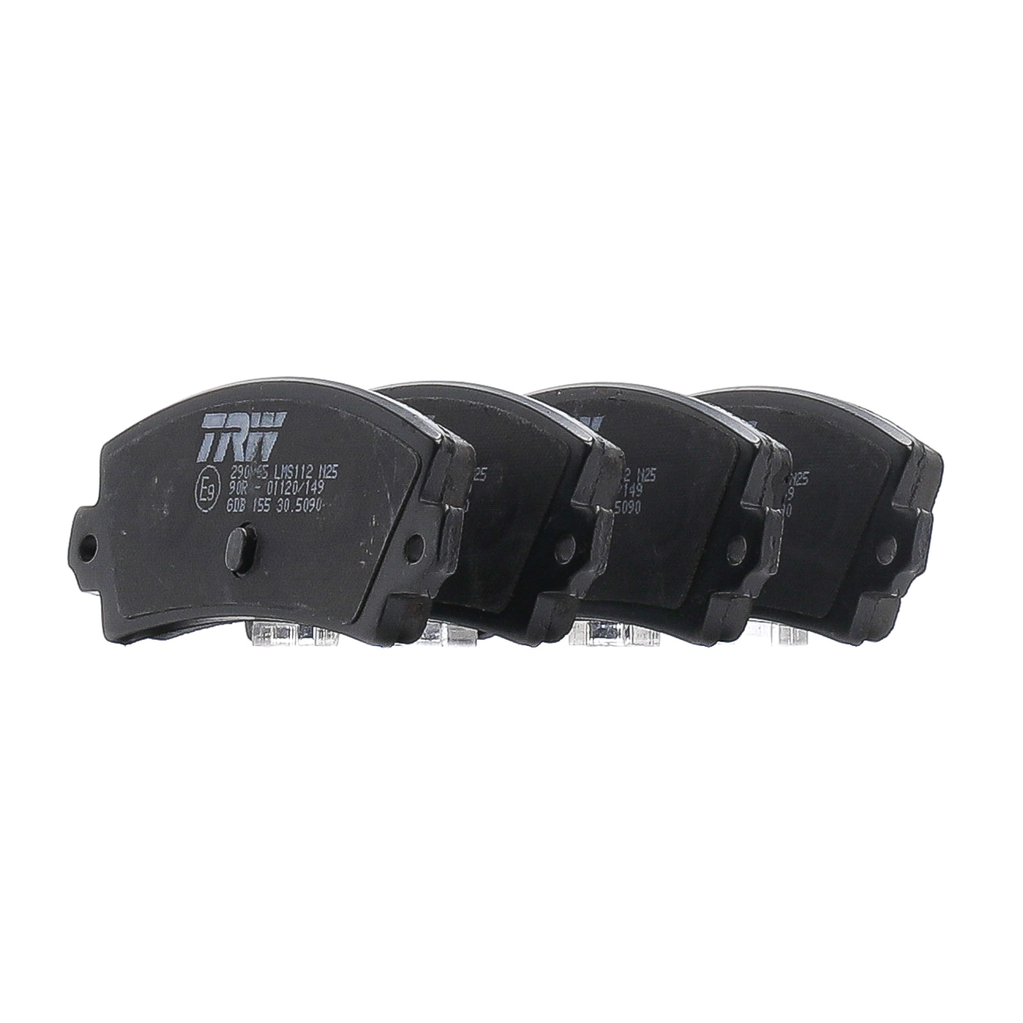 TRW GDB155 Fékbetét készlet, tárcsafék Szélesség: 108,8mm, Magasság: 49,6mm, Vastagság: 12mm