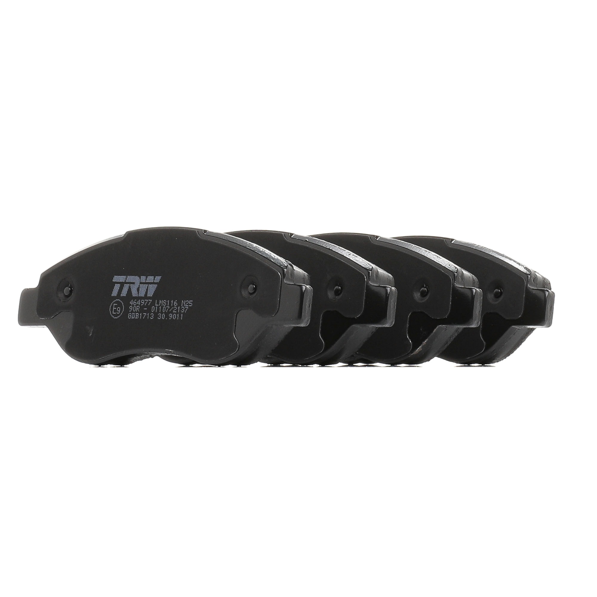 TRW GDB1713 Комплект спирачно феродо, дискови спирачки ширина: 150,8mm, височина: 54,9mm, дебелина: 19mm