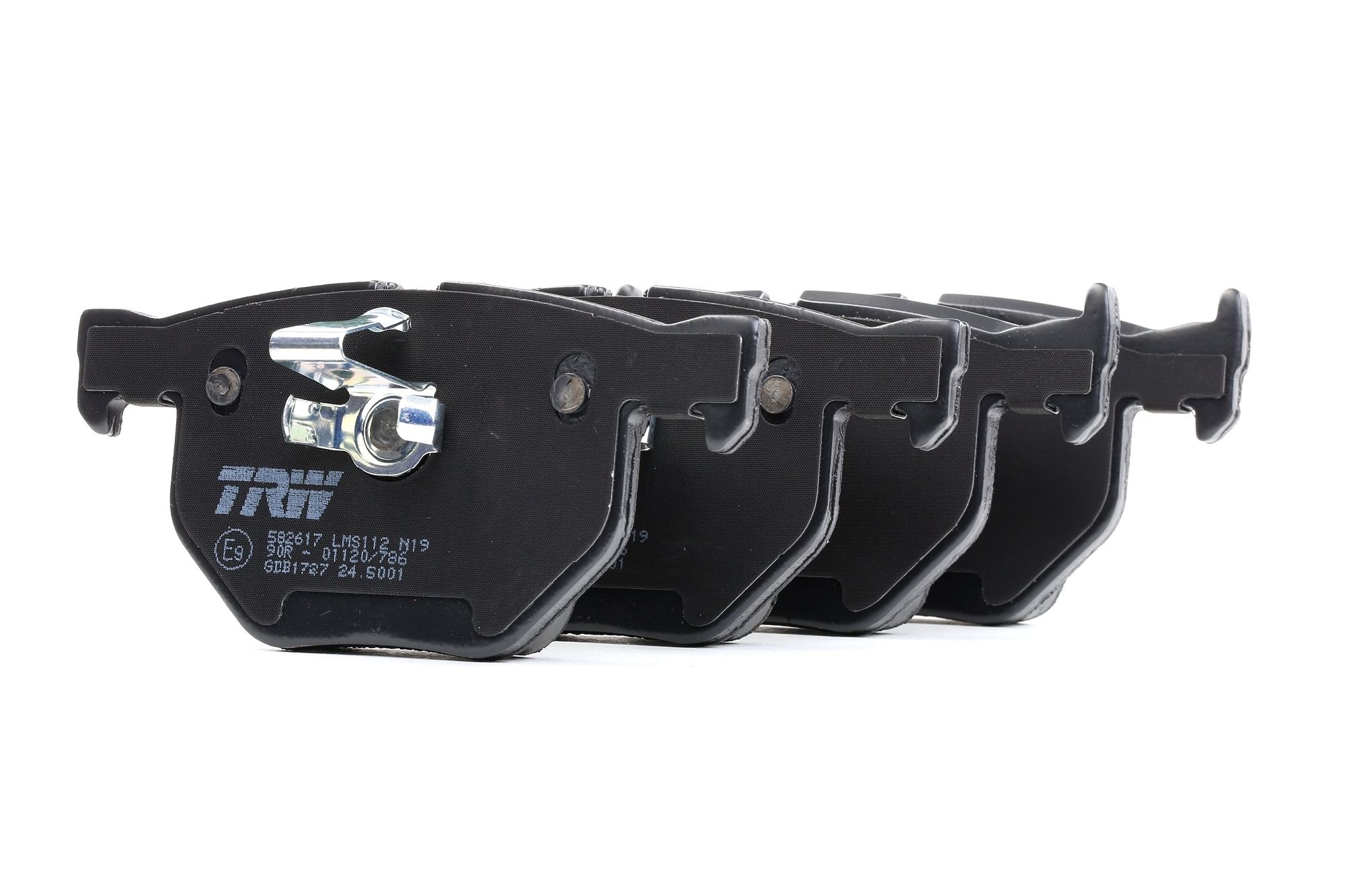 TRW COTEC GDB1727 Plaquettes de frein Largeur: 122mm, Hauteur 1: 59,2mm, Hauteur 2: 58,2mm, Épaisseur: 17mm