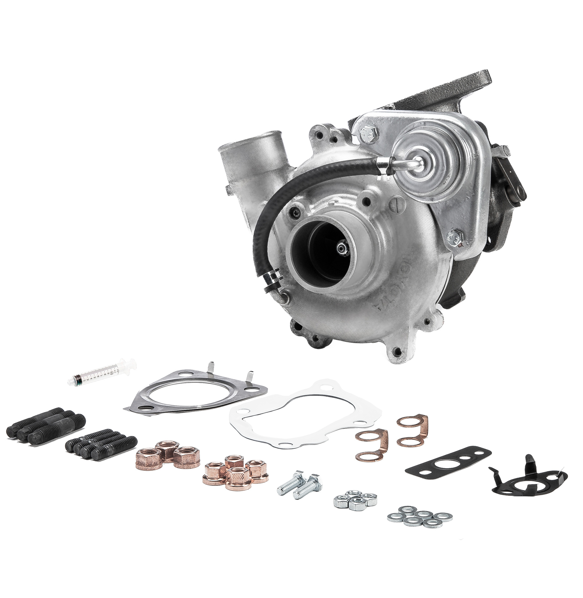 BR Turbo 17201-30141RSM Uitlaatgasturbo TOYOTA Dyna Flatbed Vrachtwagen / Chassis (U400-U700, Y200-Y300) 2.5 D4d (KDY230, KDY250) 88 Pk Diesel 2KD-FTV