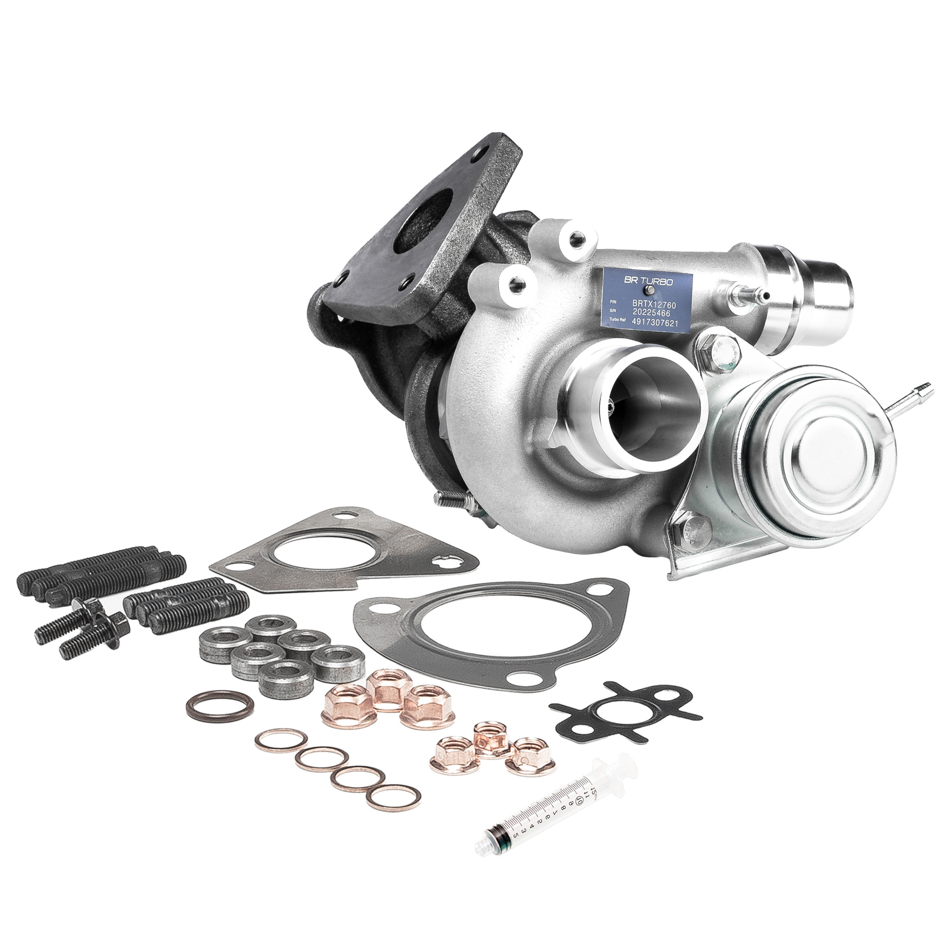 Turbolader 7701477904 BR Turbo BRTX12760M RENAULT, MITSUBISHI, DACIA, RENAULT TRUCKS