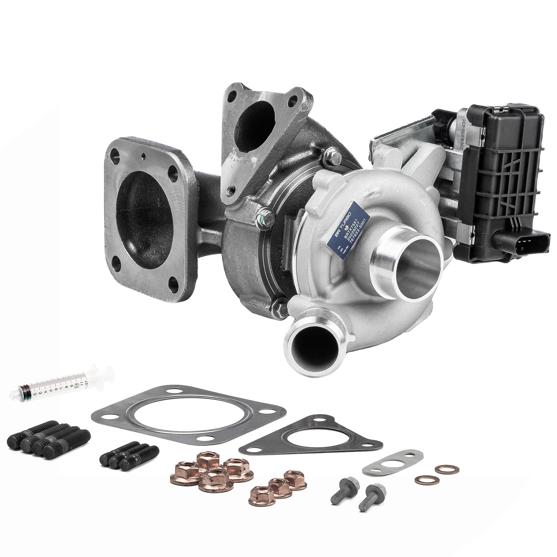 Turbolader BRTX7551M BR Turbo 8C106K682BB OPEL, FORD, FIAT, PEUGEOT, CITROЁN