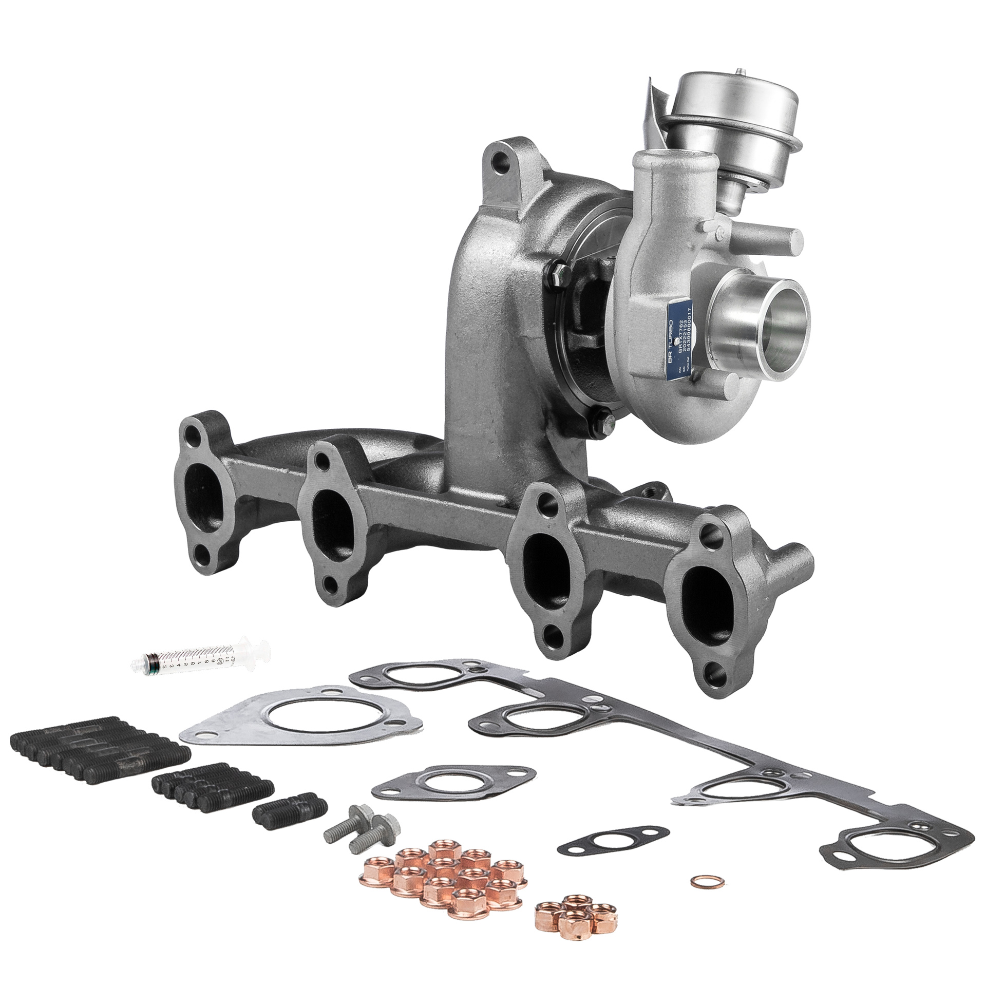 Turbolader 713672-0002 BR Turbo BRTX7762M VW, AUDI, FORD, SKODA, SEAT