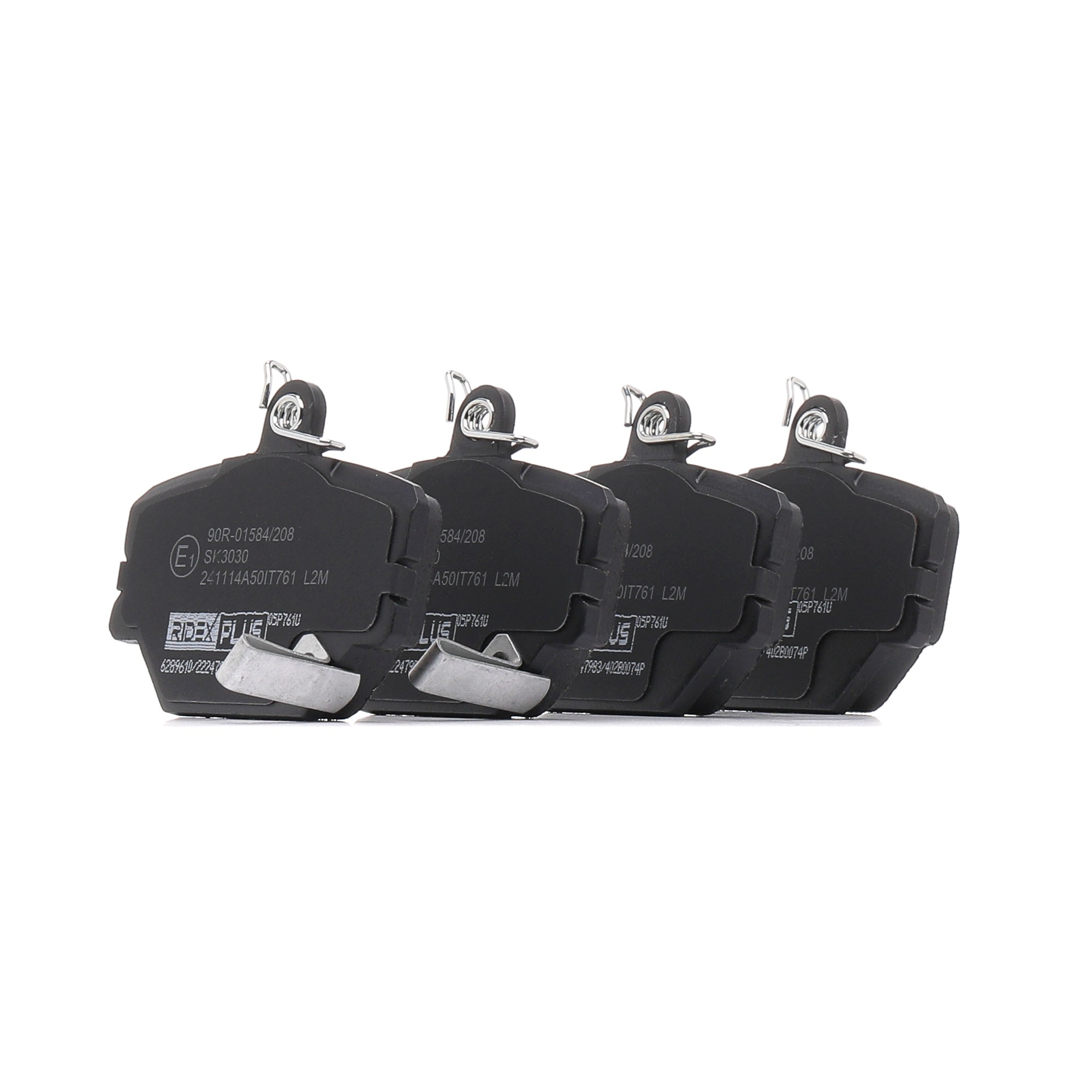 Bremsbeläge 402B0074P RIDEX PLUS 4514210010 MERCEDES-BENZ, SMART, JAGUAR