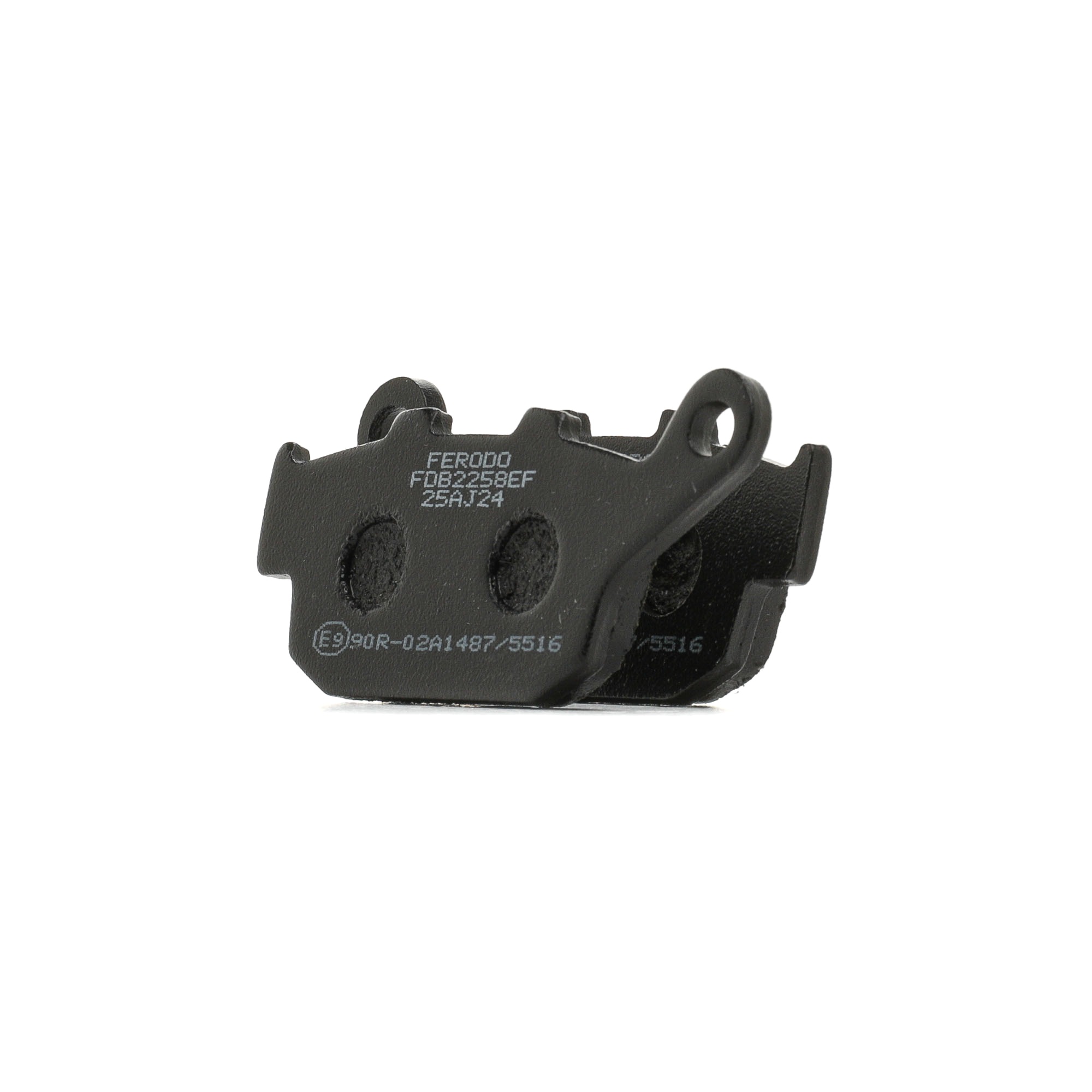 FERODO FDB2258EF Bromsbelägg B: 86,1mm, H: 39,9mm, Tjocklek: 9mm