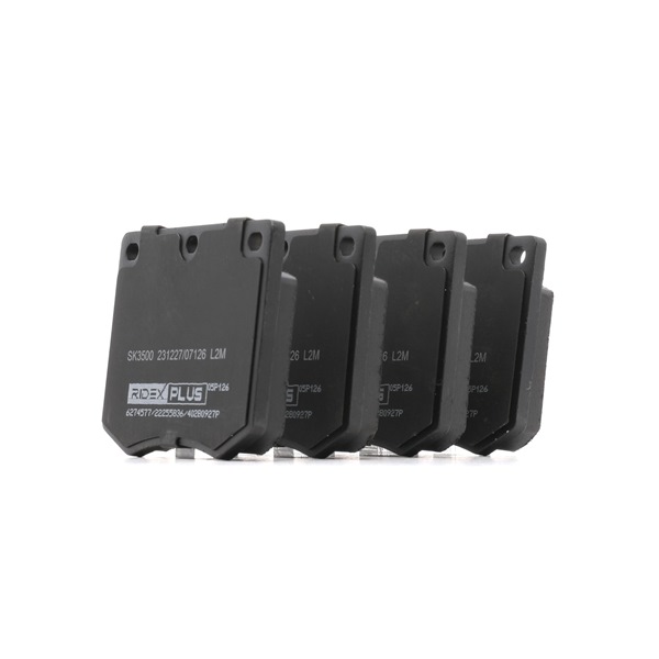 Komplet klocków hamulcowych RIDEX PLUS 402B0927P