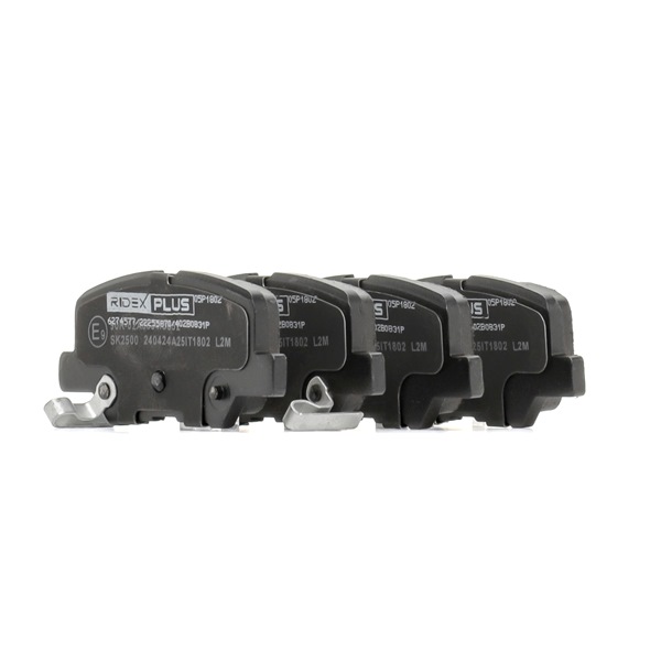 Bremseklosser GHY9 26 48ZC RIDEX PLUS 402B0831P MITSUBISHI, MAZDA, MERCURY