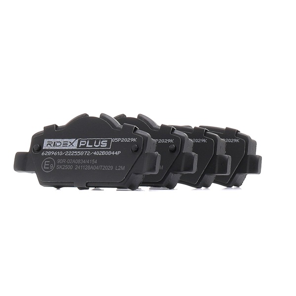 RIDEX PLUS 402B0844P Bremsklötze MINI Schrägheck Cooper S JCW 211 PS Benzin
