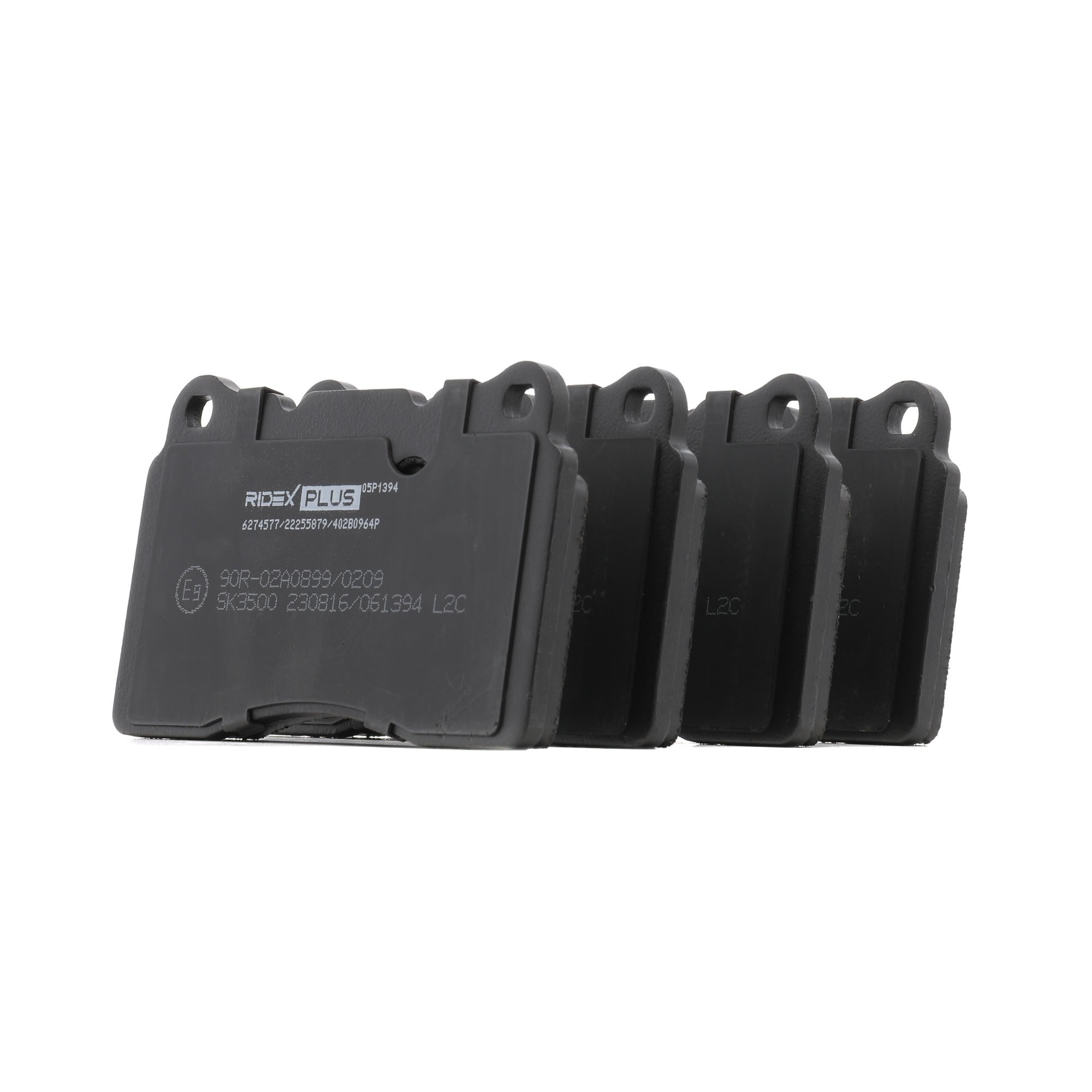 Комплект спирачно феродо, дискови спирачки 1055066-00B RIDEX PLUS 402B0964P OPEL, TESLA, VAUXHALL