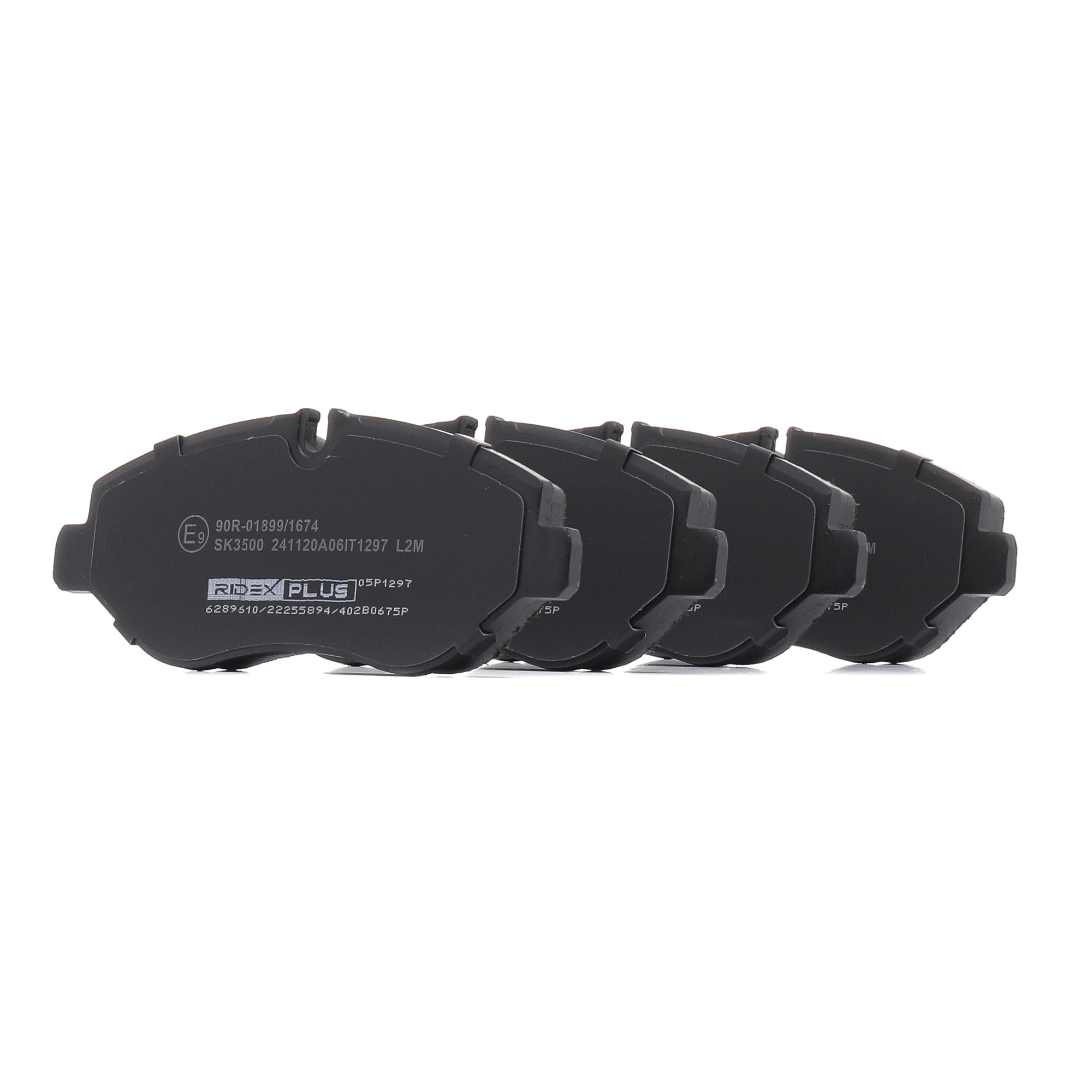 Комплект спирачно феродо, дискови спирачки 580 12689 64 RIDEX PLUS 402B0675P SUZUKI, IVECO
