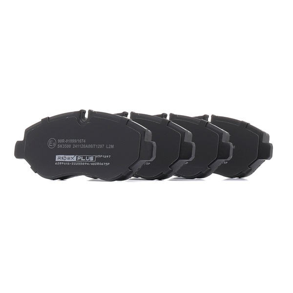 RIDEX PLUS 402B0675P Remblokkenset voor schijfrem IVECO Daily VI Flatbed Vrachtwagen/Chassis 35S18, 35C18, 40C18, 50C18, 60C18, 65C18, 70C18 175 Pk Diesel F1CFL411B
