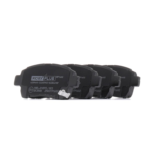 RIDEX PLUS 402B0698P Plaquettes de frein Plaquettes de frein 04465 12 581 RIDEX PLUS 402B0698P TOYOTA, LEXUS, DAIHATSU, SATURN, WIESMANN