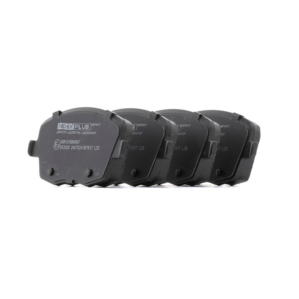 Pastilha de travão RIDEX PLUS 402B0492P