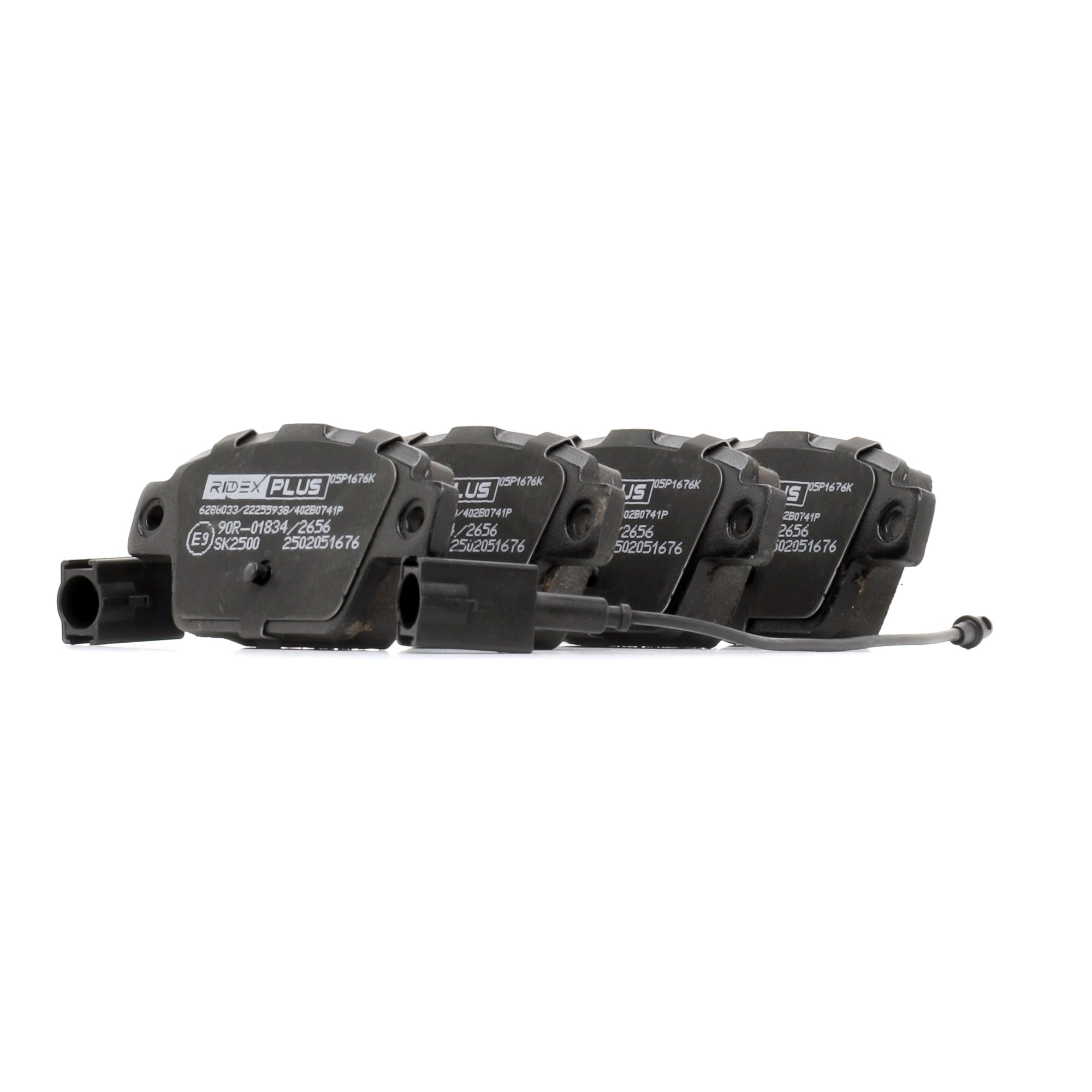 RIDEX PLUS 402B0741P Remblokken Iveco Daily 6 Van 35S17, 35C17, 40C17, 50C17, 55C17, 60C17, 65C17, 70C17 170 Pk Diesel 2014